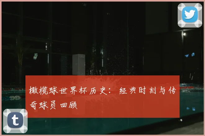 橄榄球世界杯历史:经典时刻与传奇球员回顾